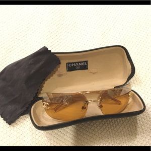 Chanel caramel wireless sunglasses